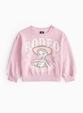 Toy Story Jesse Purple Graphic Print Sweatshirt