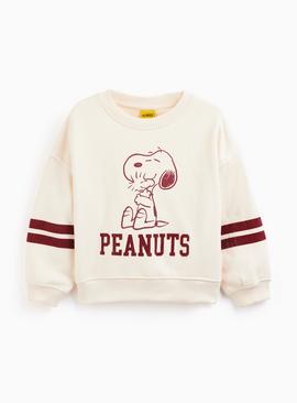 Snoopy Peanuts Character Print Sweatshirt