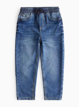 Stretch Denim Loopback Jeans