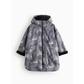 Grey Camo Printed Changing Robe