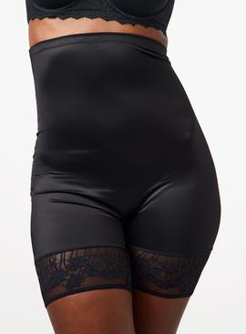 Smoothform™ Black Lace Detail Firm Control Shorts