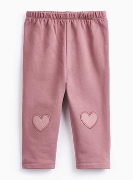 Pink Fleece Lined Leggings