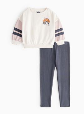 Paw Patrol Skye Printed Sweatshirt & Grey Leggings