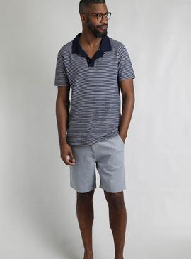 WEIRD FISH Virgil Striped Polo