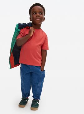 Snack Slogan Print T-Shirts 3 Pack