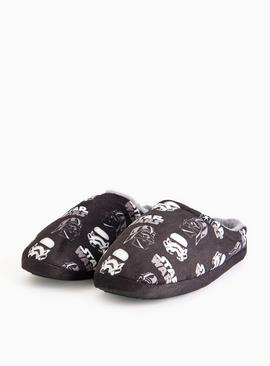 Star Wars Black Mule Slippers