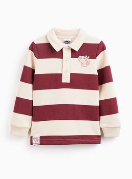 Peppa Pig Striped Sweat Rugby Top