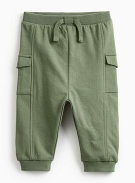 Khaki Cargo Joggers