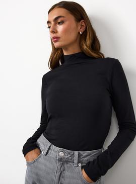 Modal Blend High Neck Top