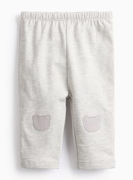 Grey Marl Fleece Lined Leggings