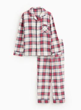 Matching Family Men's Cream Traditional Pyjamas