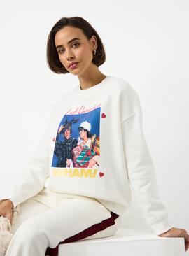 WHAM! Last Christmas Graphic Crew Neck Sweatshirt