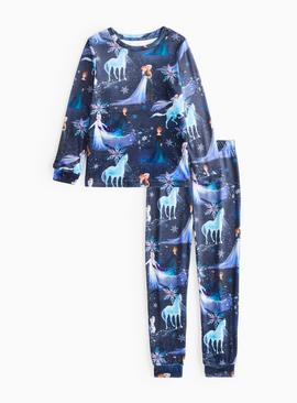 Frozen Character Printed Slinky Fleece Pyjamas