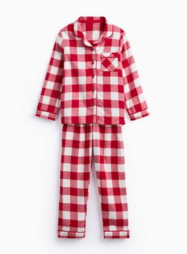 Matching Family Kids' Christmas Red Buffalo Check Pyjamas