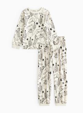 Matching Family Kids' Christmas Cowboy Printed Pyjamas