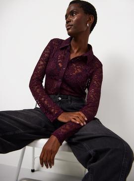 Lace Long Sleeve Shirt