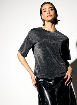 Hotfix Embellished Sparkle Boxy T-Shirt