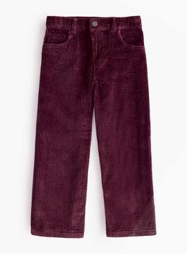 Wide Leg Corduroy Trousers