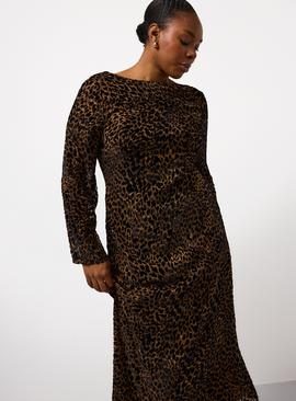 Animal Print Divore Midaxi dress