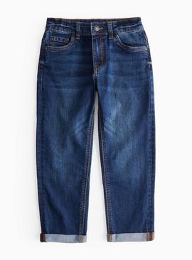 Dark Indigo Straight Leg Jeans