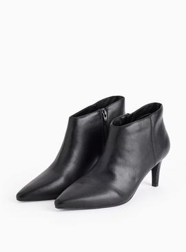Black Pointed Toe Ankle Boots