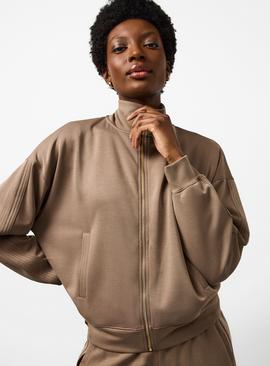 Elevated Fossil Zip-Through Sweat Jacket