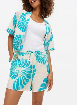 Shell Printed Drawstring Co-ord Shorts
