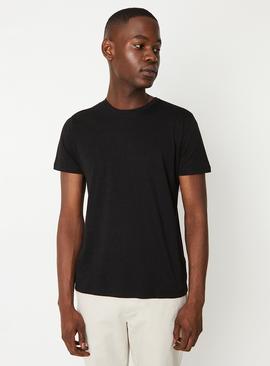 BURTON Black Plain Crew Neck T Shirt