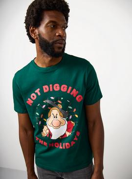 Disney Grumpy Green Christmas Graphic T-Shirt