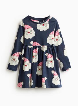 Christmas Printed Jersey Dress