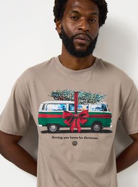 Volkswagen Stone Christmas Graphic T-Shirt