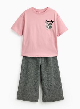 Dancing Queen T-Shirt & Culotte Set