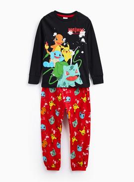 Pokemon Character Printed Jersey Pyjamas