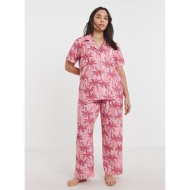 SIMPLY BE Button Through Pyjamas Set