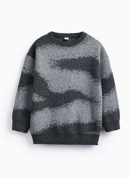 Grey Swirl Jumper