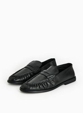 Black Leather Loafers