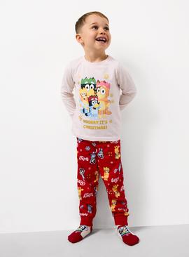 Bluey Christmas Character Printed Pyjamas