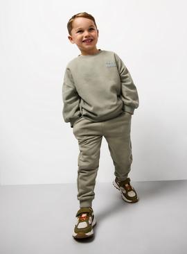 Slogan Sweatshirt & Joggers Set