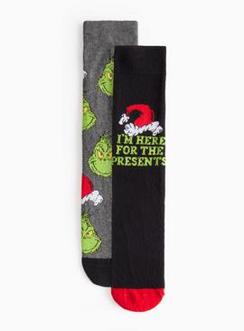 The Grinch Christmas Ankle Socks 2 Pack