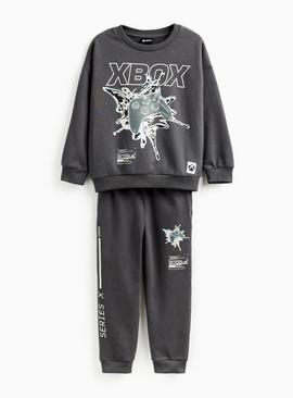 XBOX Foil Graphic Print Sweatshirt & Joggers Set