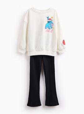 Christmas Disney Character Stitch Sweat Set