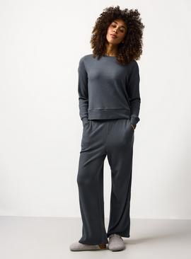 Charcoal Waffle Co-ord Pyjama Bottoms