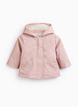 Pink Heart Pocket Mac 12-18 months