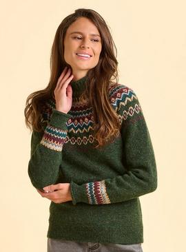 BRAKEBURN Fairisle Woodland Jumper