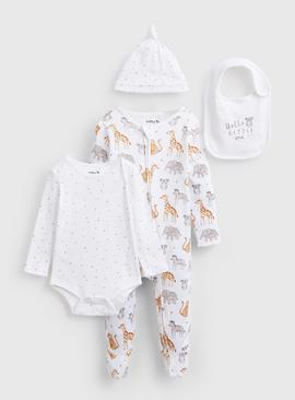 Giraffe Printed 4-Piece Starter Set