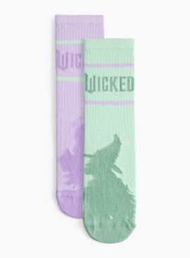 Mini Me Wicked Ribbed Ankle Socks 2 Pack 4-8