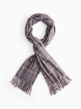 Check Mid Weight Heritage scarf One Size