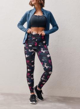 REAKTIV Brushstroke Printed High Waisted Everyday Legging