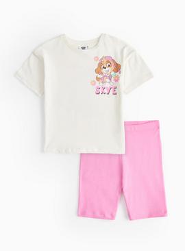 Paw Patrol Skye T-Shirt & Cycling Shorts Set