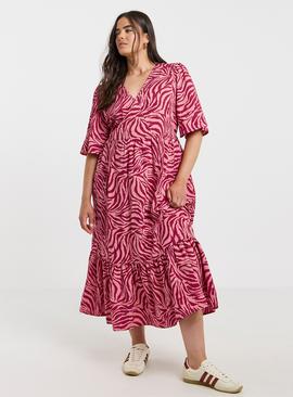 SIMPLY BE Wrap Midi Dress